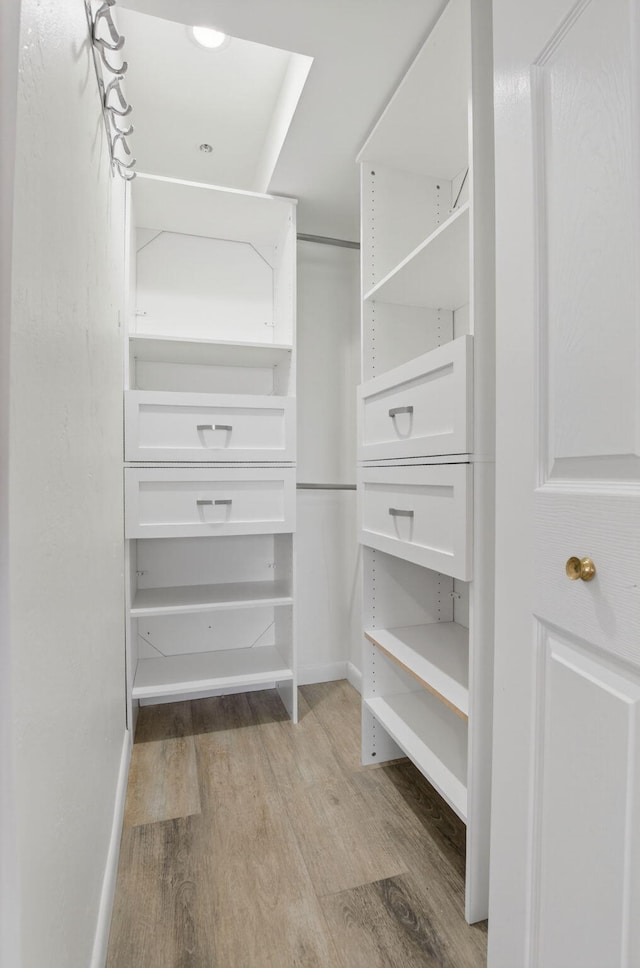 3101 S Ocean Blvd Unit 1002, Highland Beach, FL 33487 - walk in closet with light wood-style flooring