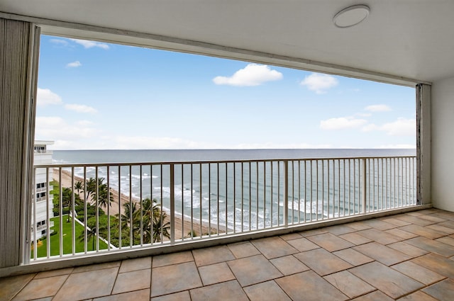 3101 S Ocean Blvd Unit 1002, Highland Beach, FL 33487 - balcony with view of water and beach