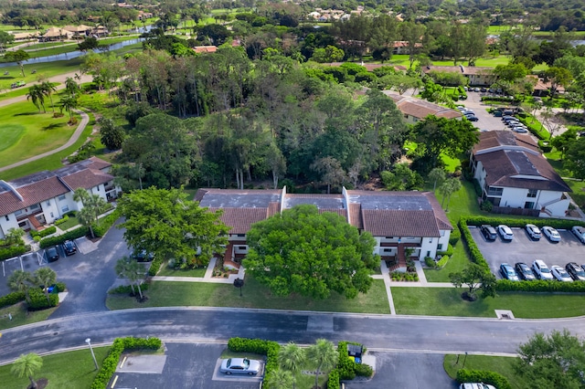 drone / aerial view featuring a residential view