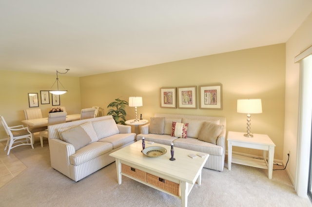 15 Southport Ln Unit E, Boynton Beach, FL 33436 - living area featuring light carpet