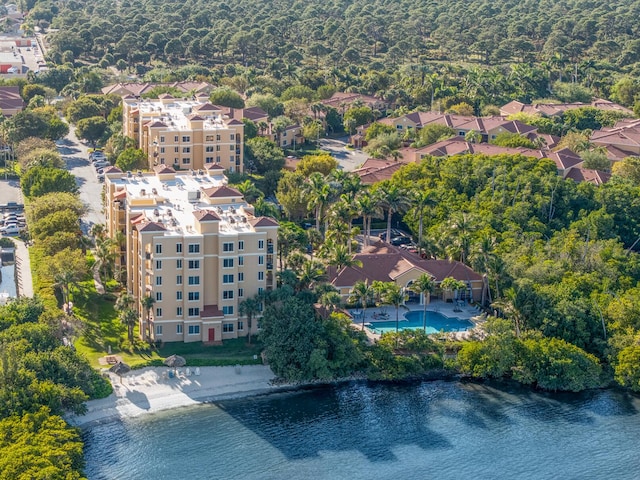 500 Scotia Dr Unit 106, Hypoluxo, FL 33462 - birds eye view of property featuring a water view