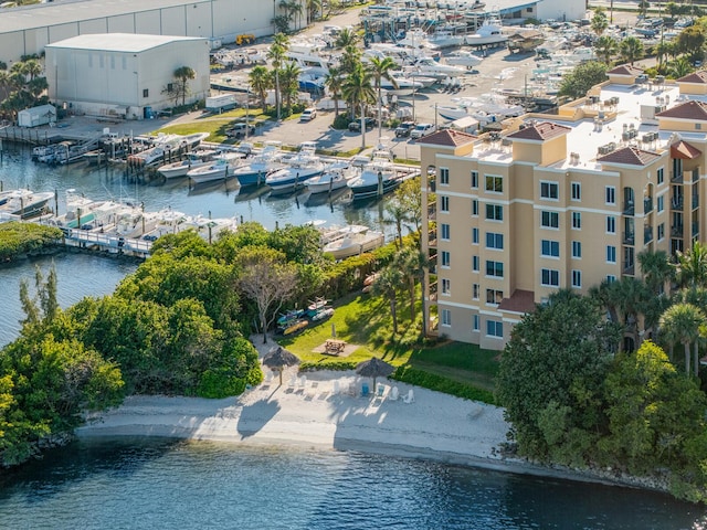 500 Scotia Dr Unit 106, Hypoluxo, FL 33462 - drone / aerial view with a water view