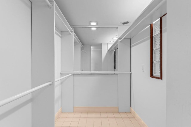 2000 S Ocean Blvd Unit 301, Delray Beach, FL 33483 - spacious closet with light tile patterned floors and visible vents