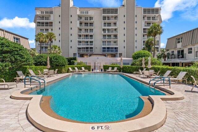 2000 S Ocean Blvd Unit 301, Delray Beach, FL 33483 - pool featuring a patio