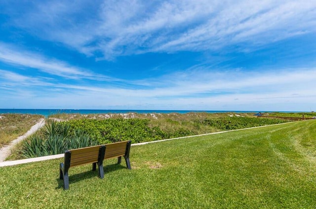 2000 S Ocean Blvd Unit 301, Delray Beach, FL 33483 - view of home's community featuring a water view and a view of the beach