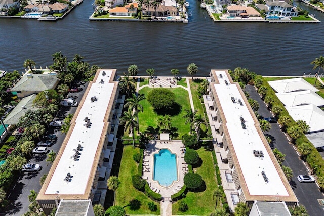 2000 S Ocean Blvd Unit 301, Delray Beach, FL 33483 - aerial view featuring a residential view and a water view