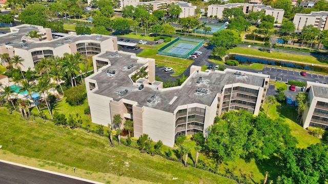 5801 Camino Del Sol Unit 102, Boca Raton, FL 33433 - bird's eye view featuring a water view