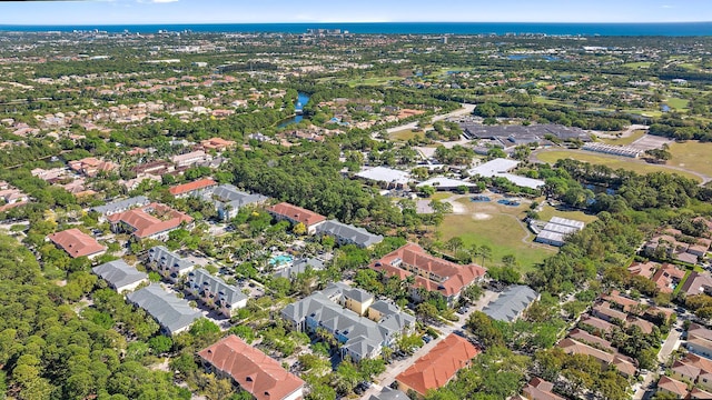 aerial view featuring a residential view