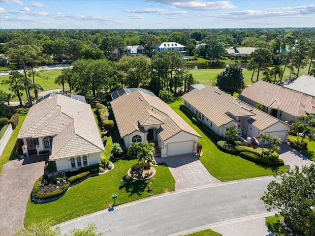 birds eye view of property featuring a residential view