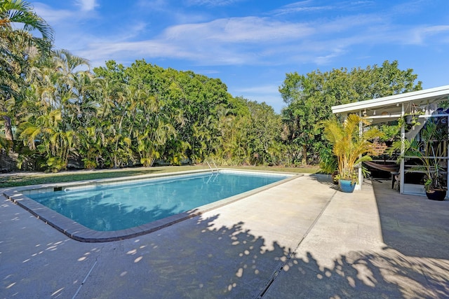 pool featuring a patio