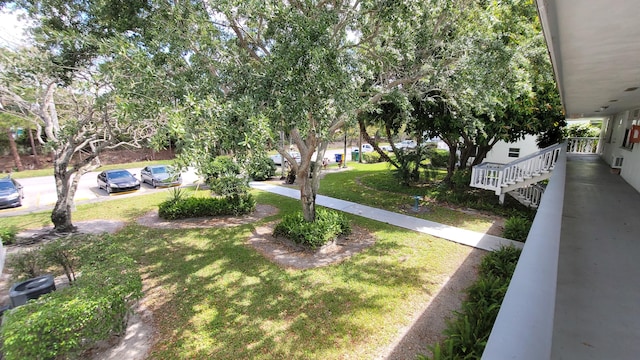 view of yard