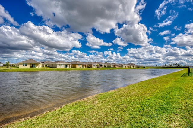 water view featuring a residential view