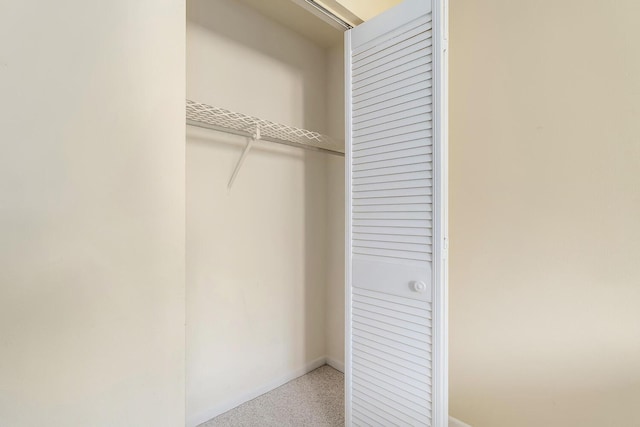 view of closet