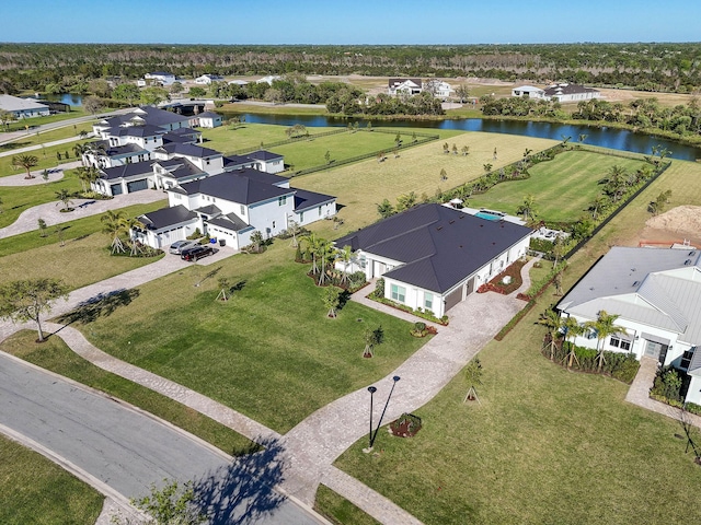 20017 SE Bridgewater Dr, Jupiter, FL 33458 - aerial view of residential area featuring a large body of water