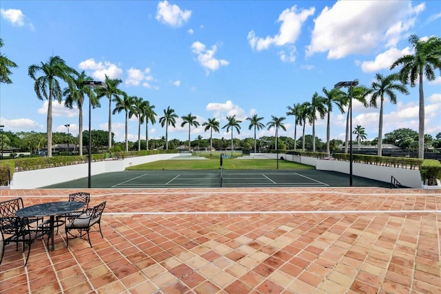 view of sport court