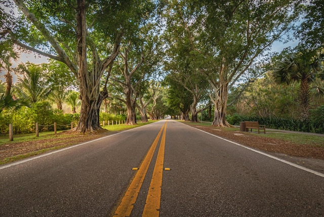 view of road