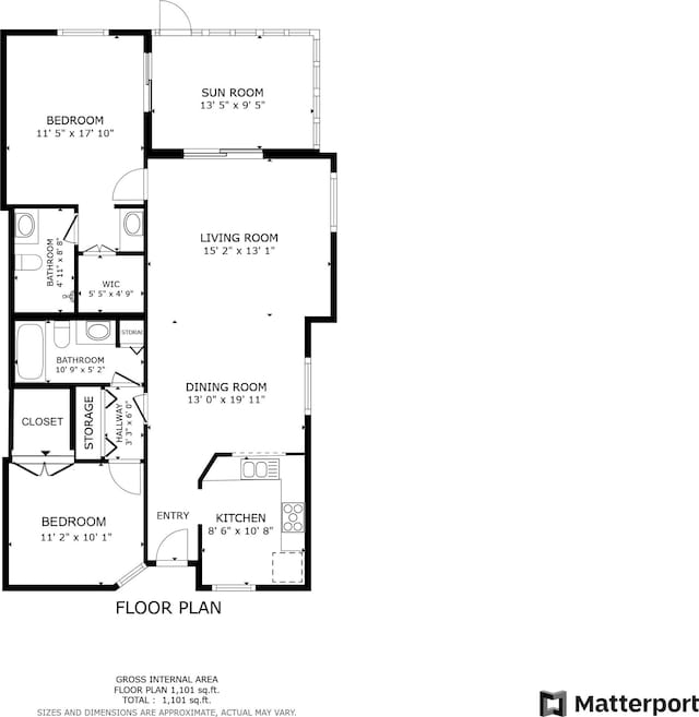 6941 SE Constitution Blvd Unit 101, Hobe Sound, FL 33455 - home floor plan