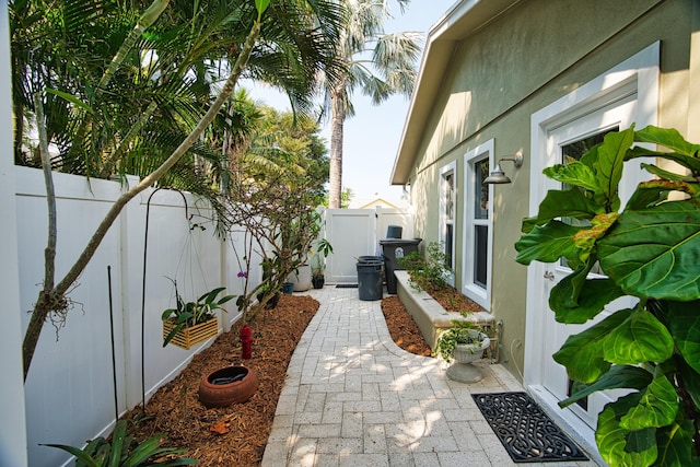 view of patio / terrace with a fenced backyard