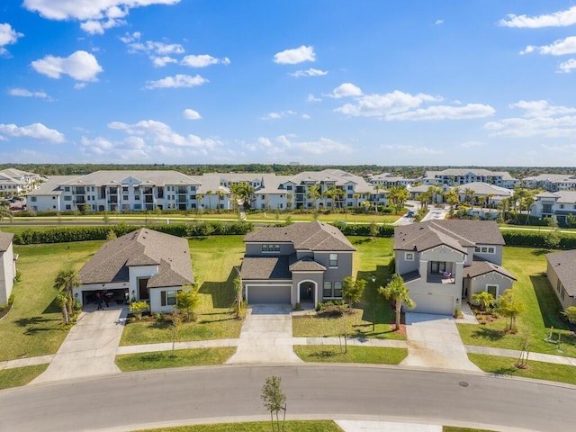 birds eye view of property featuring a residential view