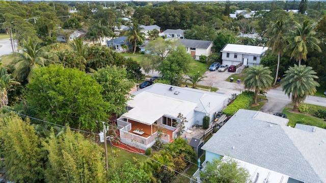 birds eye view of property featuring a residential view