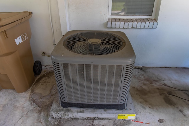 exterior details with central AC unit