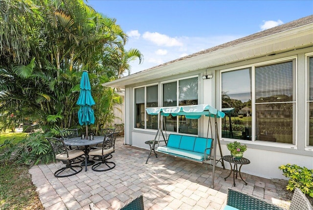 view of patio / terrace with outdoor dining space