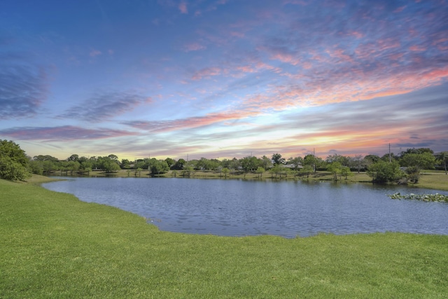 property view of water