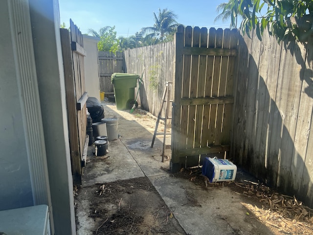 view of patio with fence private yard