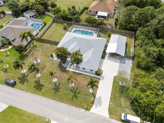 drone / aerial view