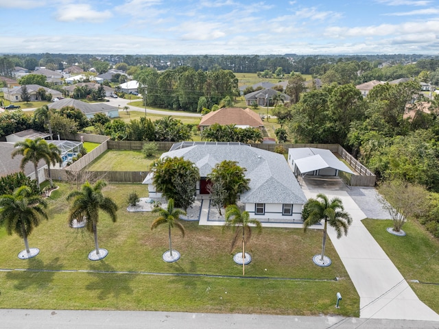 aerial view