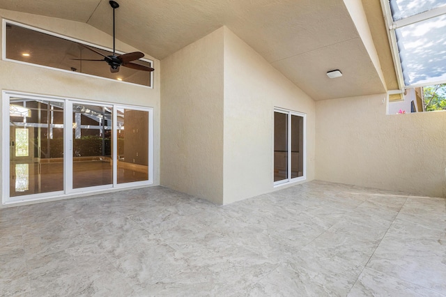 13853 Via Da Vinci, Delray Beach, FL 33446 - view of patio with ceiling fan
