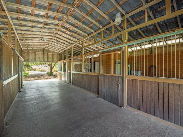 view of stable