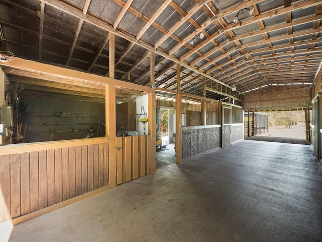 view of horse barn