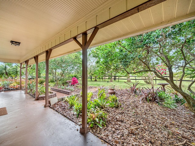 view of patio