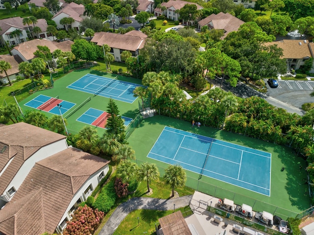 birds eye view of property featuring a residential view