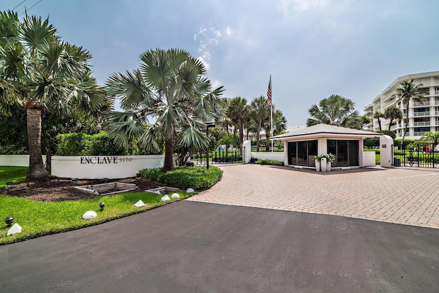 exterior space featuring a gated entry and a gate