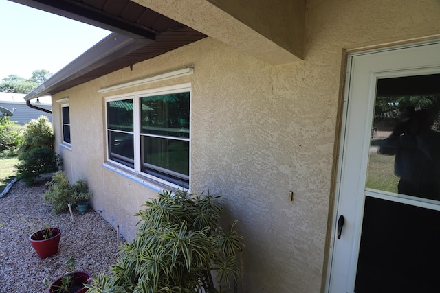 view of property exterior featuring stucco siding