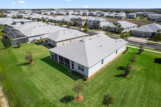 bird's eye view featuring a residential view