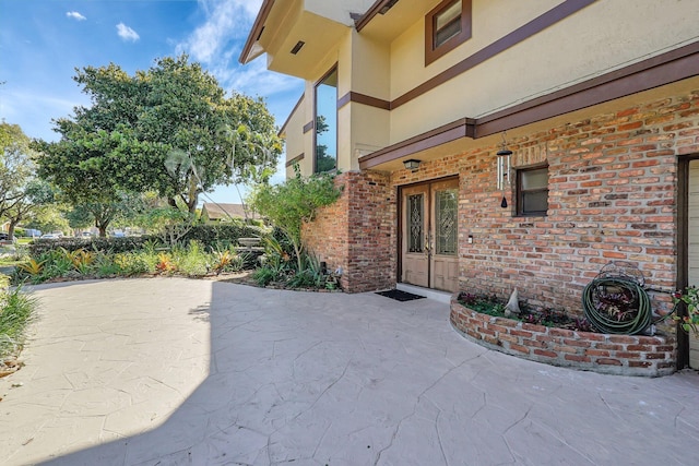 view of patio / terrace with french doors