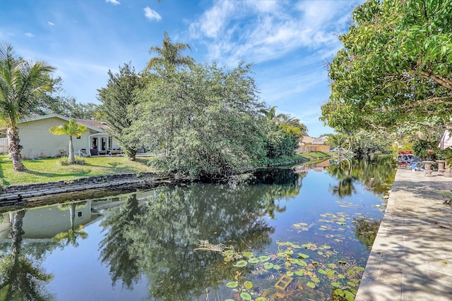 property view of water