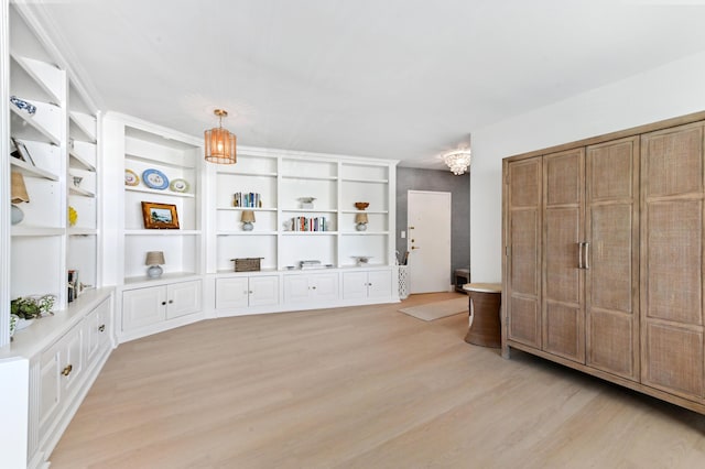 interior space with light wood-style floors