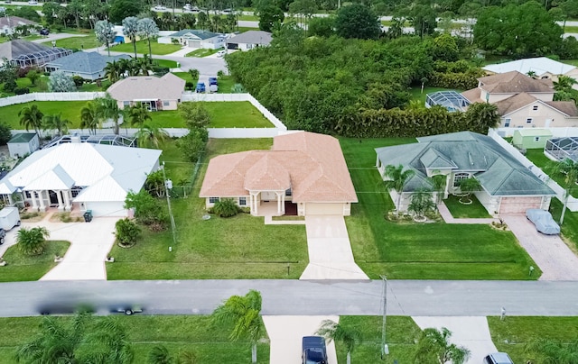 6496 NW Groveland Ter, Port Saint Lucie, FL 34986 - birds eye view of property with a residential view