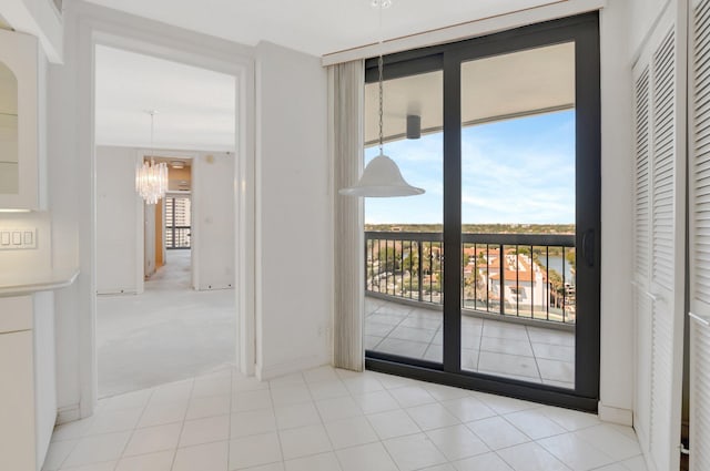 4545 N Ocean Blvd Unit 10C, Boca Raton, FL 33431 - unfurnished room featuring a chandelier