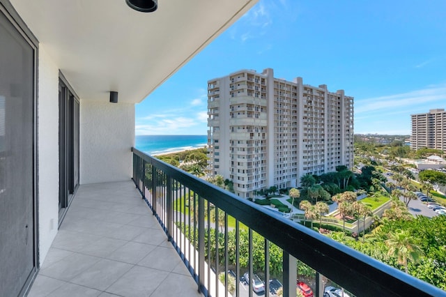4545 N Ocean Blvd Unit 10C, Boca Raton, FL 33431 - balcony with a water view