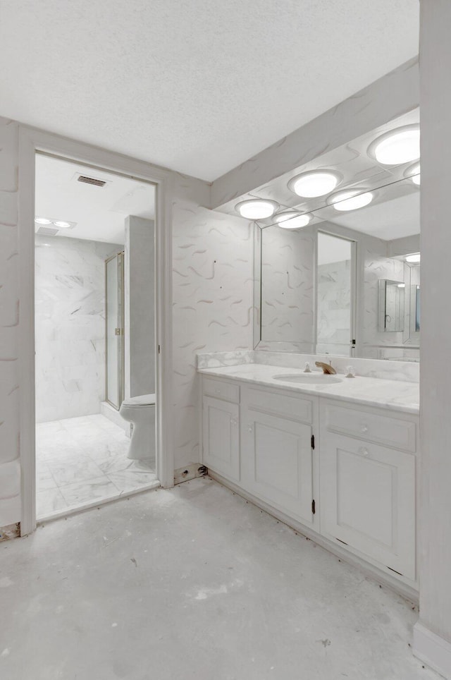 4545 N Ocean Blvd Unit 10C, Boca Raton, FL 33431 - full bath featuring vanity and a textured ceiling