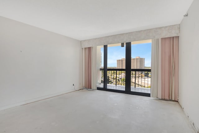 4545 N Ocean Blvd Unit 10C, Boca Raton, FL 33431 - unfurnished room featuring unfinished concrete floors
