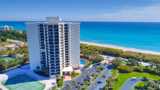 4545 N Ocean Blvd Unit 10C, Boca Raton, FL 33431 - bird's eye view of apartment complex / building and unending shoreline