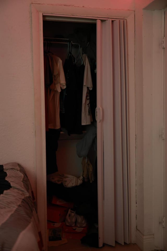 view of closet