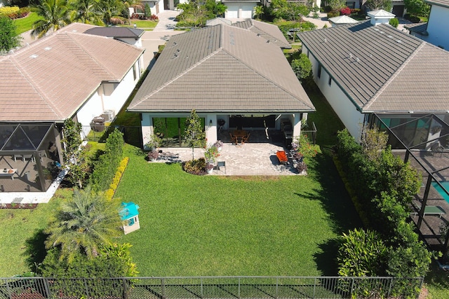 bird's eye view featuring a residential view