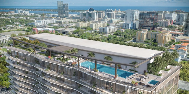 550 S Australian Ave Unit 1902, West Palm Beach, FL 33401 - view of urban area with a pool